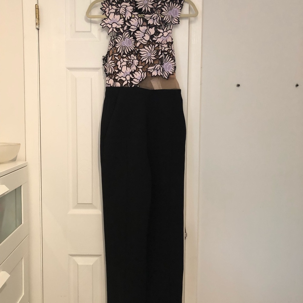 Self-portrait lilac lace jumpsuit